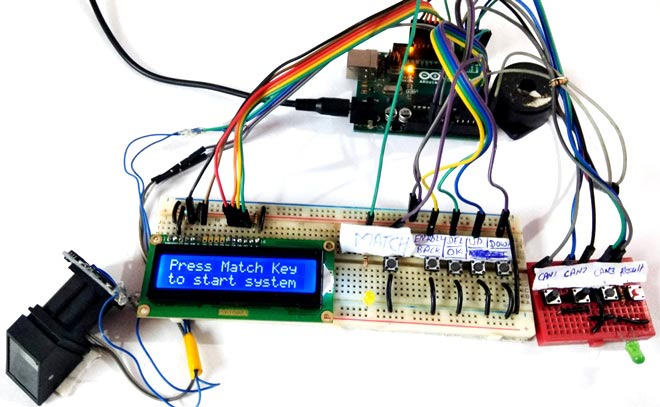 Sms Based Voting System Circuit Diagram 