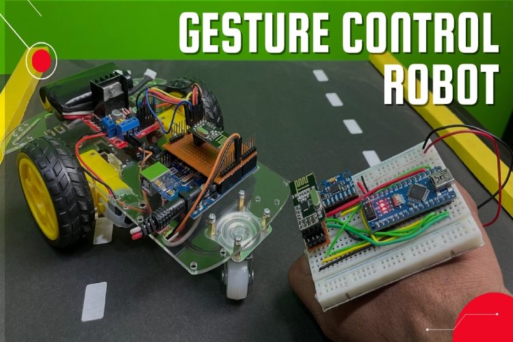 Hand Gesture Controlled Robot