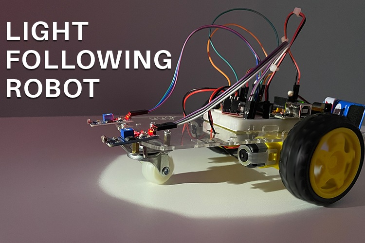 Light Following Robot using Arduino UNO