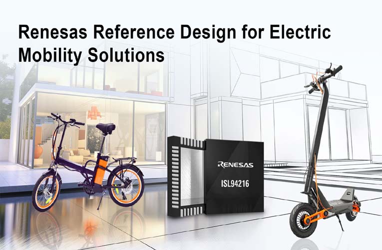 ISL94216R 16-cell BFE- Reference Design for 48V Mobility Solution from Renesas 