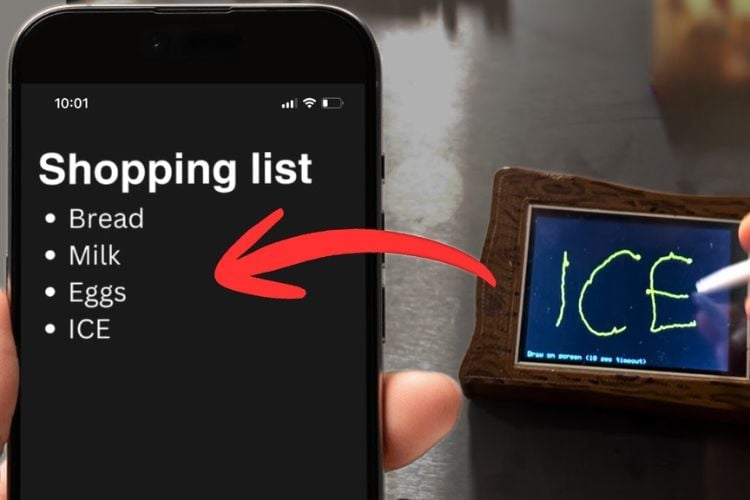 ESP32-Powered AI Fridge Magnet