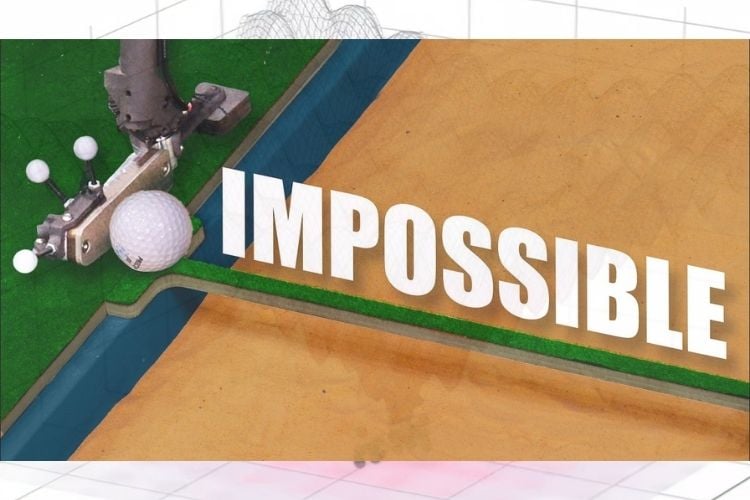 Algorithmic Robotic Golf Club Masters Complex Mini-Golf Shots