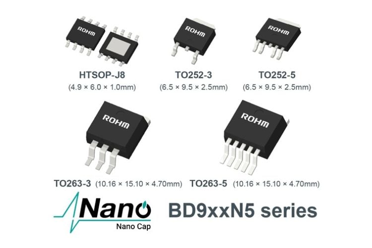 The “BD9xxN5 Series” LDO Regulator From ROHM