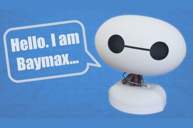 Conversational Baymax Robot with Animatronics and AI Integration 