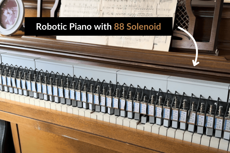 DIY Fully Automated Piano-Playing Robot