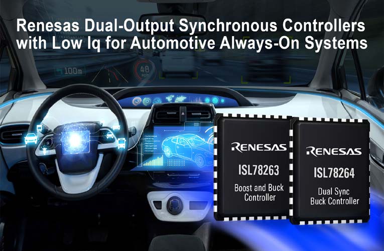 42V Dual Synchronous Controller from Renesas