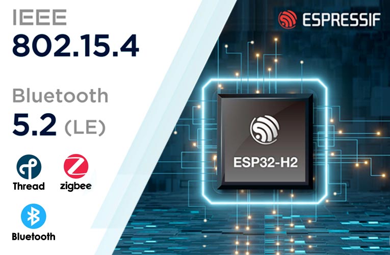 New ESP32-H2 SoC with Integrated IEEE 802.15.4 Radio and Bluetooth 5.2 (LE)  Connectivity