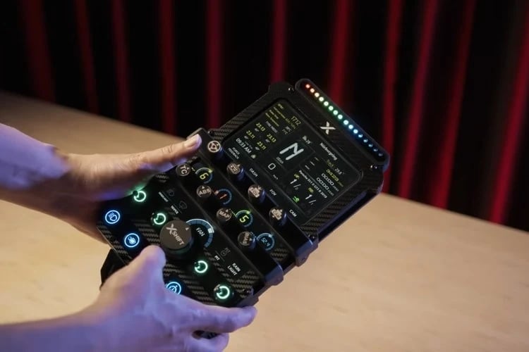 Modular LEGO-Style Sim Racing Dash Box Built with ESP32-S3