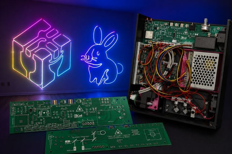 ESP32-Powered Laser Projector