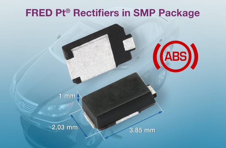 1A and 2 A FRED Pt Ultrafast Rectifiers in SMP Package Increase Power Density, Improve Efficiency