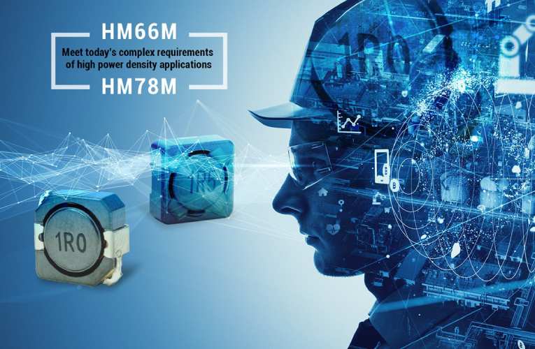 HM66M and HM78M series surface mount inductors from TT Electronics