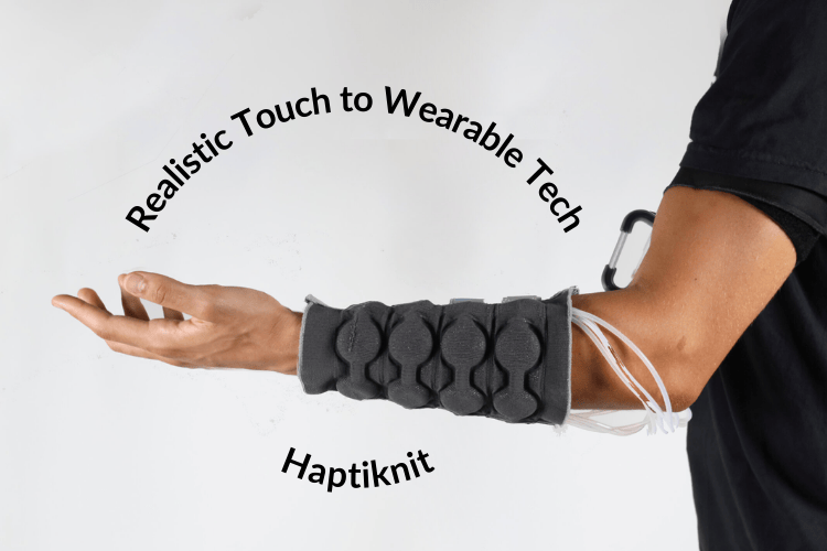 Haptiknit: Realistic Touch to Wearable Tech