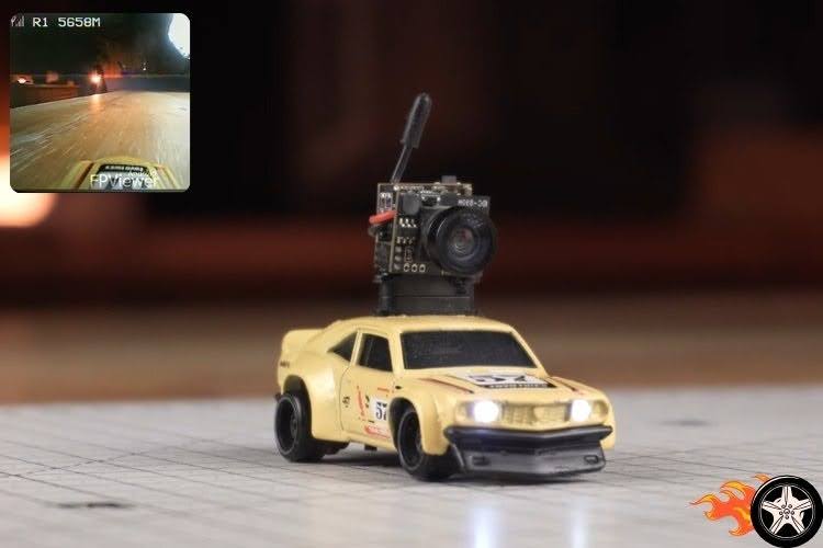  Hot Wheels car has been transformed into a fully functional FPV RC drift platform by YouTuber Pro Know