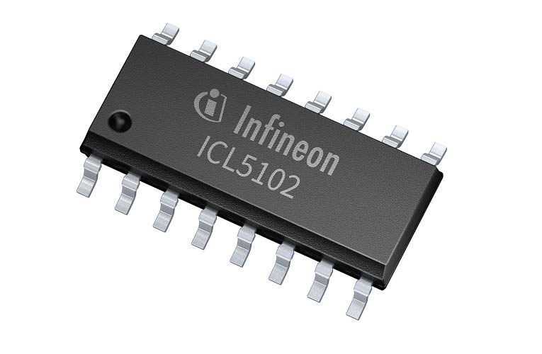 Infineon Introduces ICL5102 – a High Performance Resonant Controller IC with PFC for Power Supply and Lighting Drivers