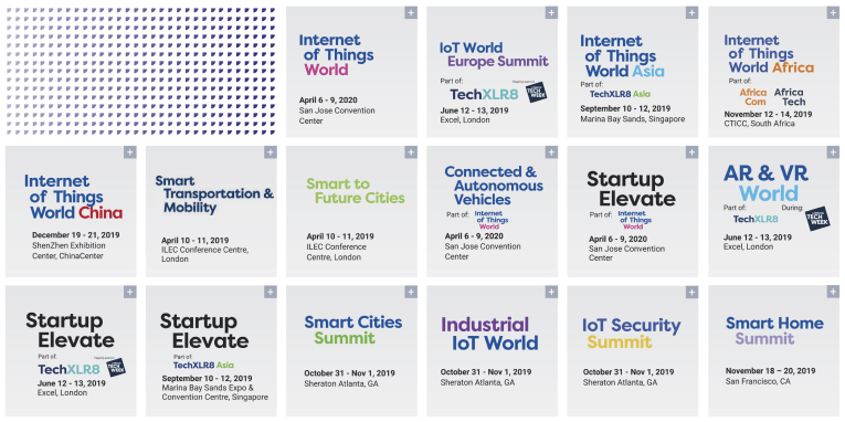 IoT World China 2019 - Calendar of Events