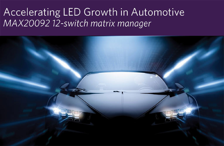 LED Matrix Manager for High-Density Automotive Matrix and Pixel Lighting