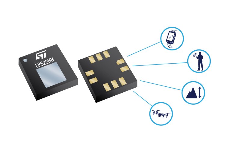 LPS22HH MEMS piezoelectric absolute pressure sensor