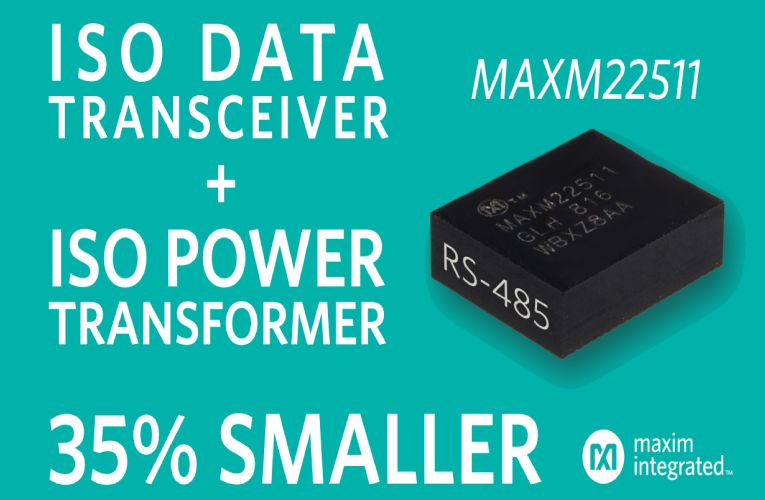 Isolated RS-485 Module Transceiver with Power for Industry 4.0