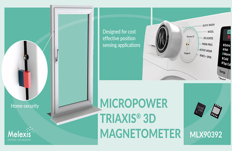 MLX90392 3D Magnetometer from Melexis 