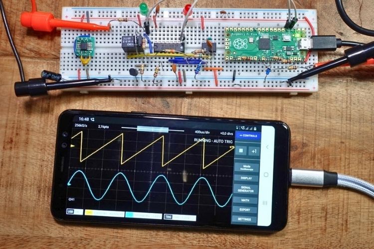 DIY Multipurpose Oscilloscope Using the Pico