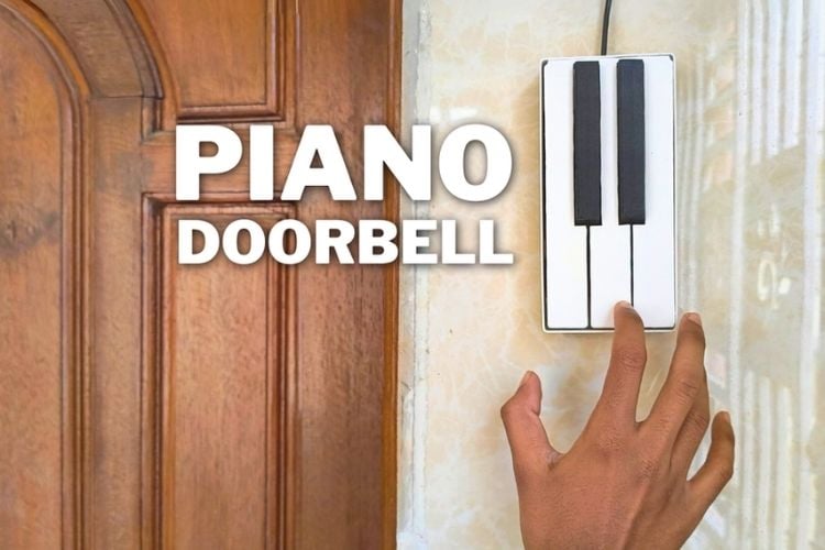 DIY Piano Doorbell Replaces Classic Chime Sound DIY Piano Doorbell Replaces Classic Chime Sound