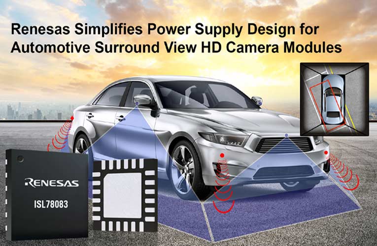 Power Management IC with Simplified Power Supply Design for Automotive Surround view Camera Systems