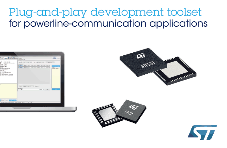 Powerline Communication Development Toolset from STMicroelectronics Extends Access to Field-Proven G3-PLC Chipset