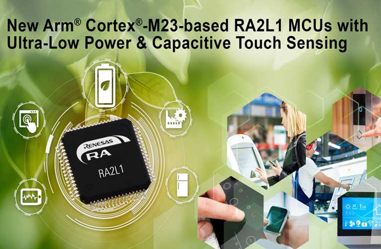 Arm Cortex-M23 based RA2L1 Microcontroller from Renesas Electronics