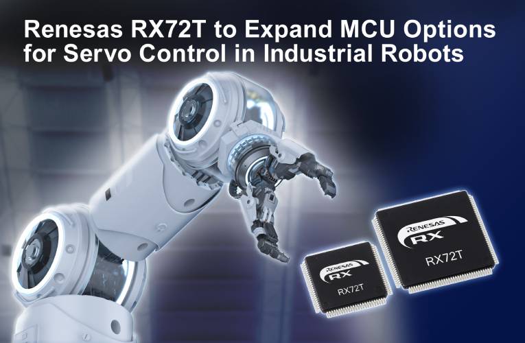 32-bit MCUs with dedicated hardware accelerator for Servo Control in Industrial Robots