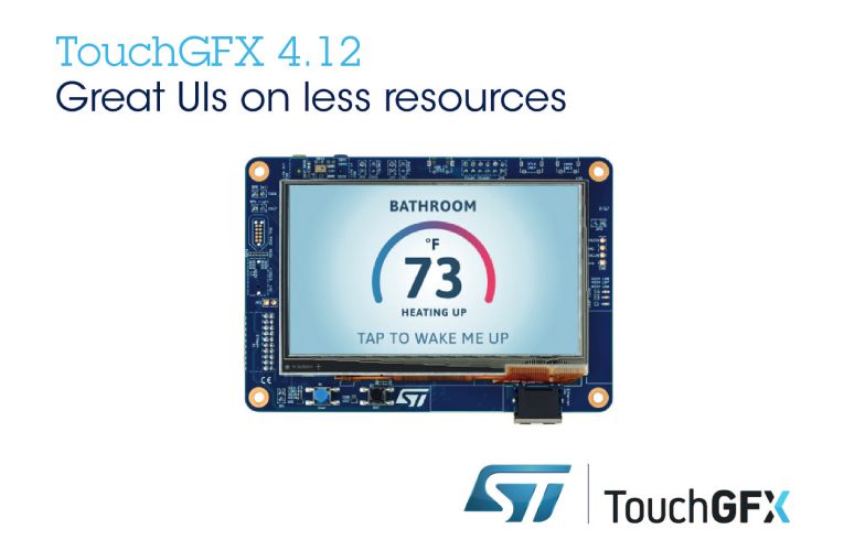 ST Updates TouchGFX Suite in STM32 Microcontrollers