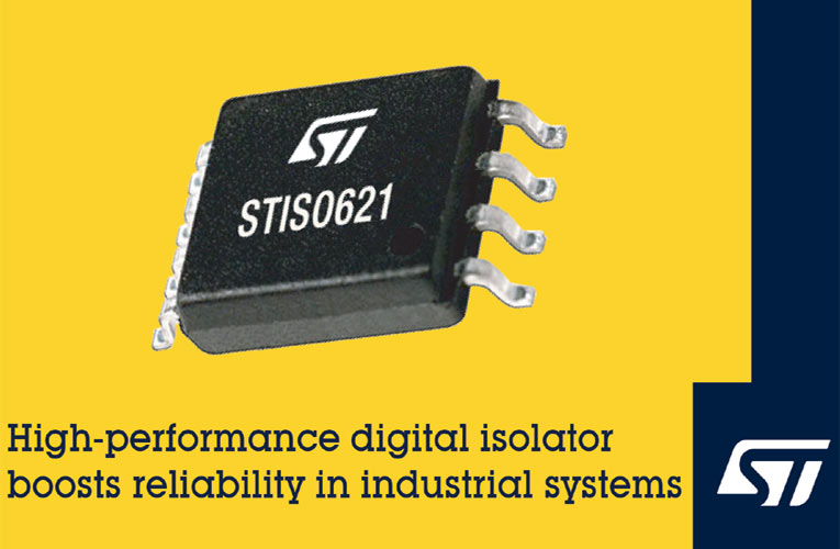 STMicroelectronics' STISO621 Dual-channel Digital Isolator