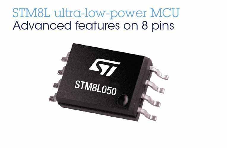 STM8L050 – New 8-bit Microcontroller with rich Analog peripherals and DMA controller in 8-Pin Package