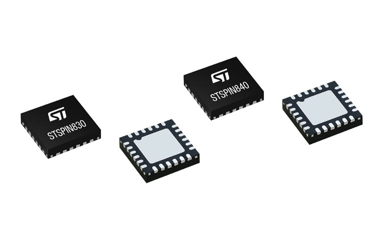 STSPIN830 and STSPIN840 single-chip motor drivers