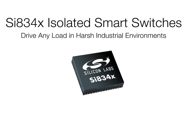Si834x isolated switches to drive loads in harsh industrial environments