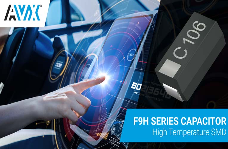 New Tantalum Capacitors F9H Series for automotive-grade capacitors