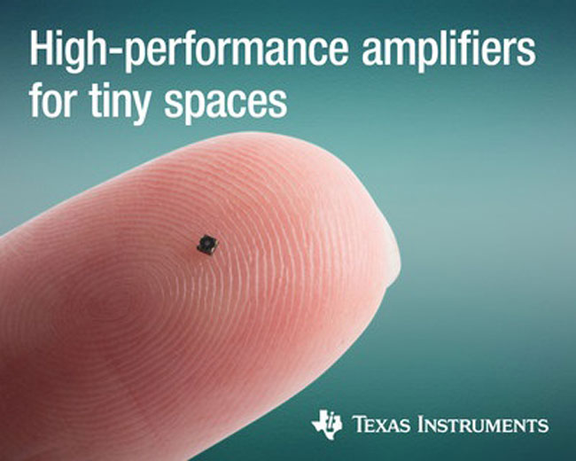 Texas Instruments Introduces Smallest Amplifier