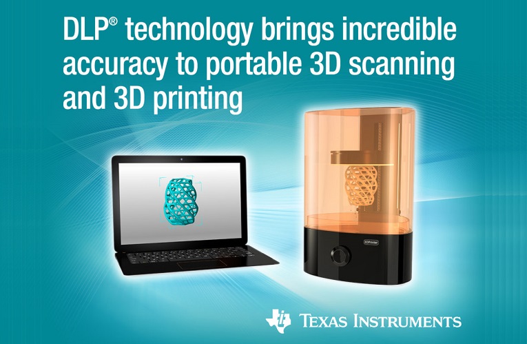TI’s new DLP® Pico™ Controllers Delivers Light Control Capabilities for Desktop 3D printer and Scanner 