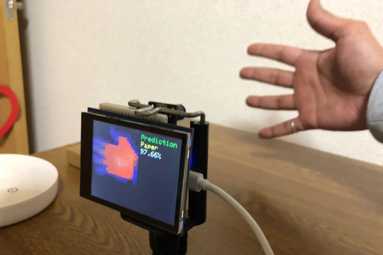 Thermal gesture recognition