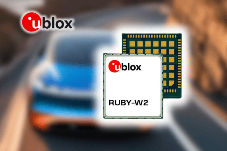 U-blox's RUBY-W2 Wi-Fi 7 Module for Infotainment and Telematics