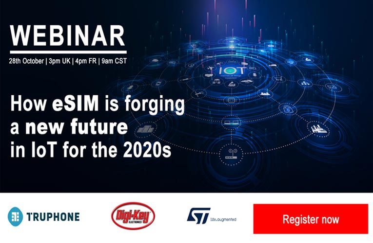 Webinar on How eSIM Enables New Flexibility for IoT Applications 