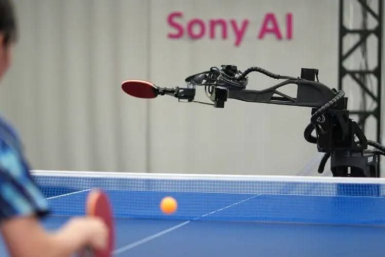Sony AI’s Project ACE Robot Competing in a Table Tennis Match 