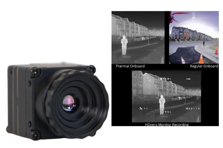 Low-cost Thermal Camera Integrated with the Drone