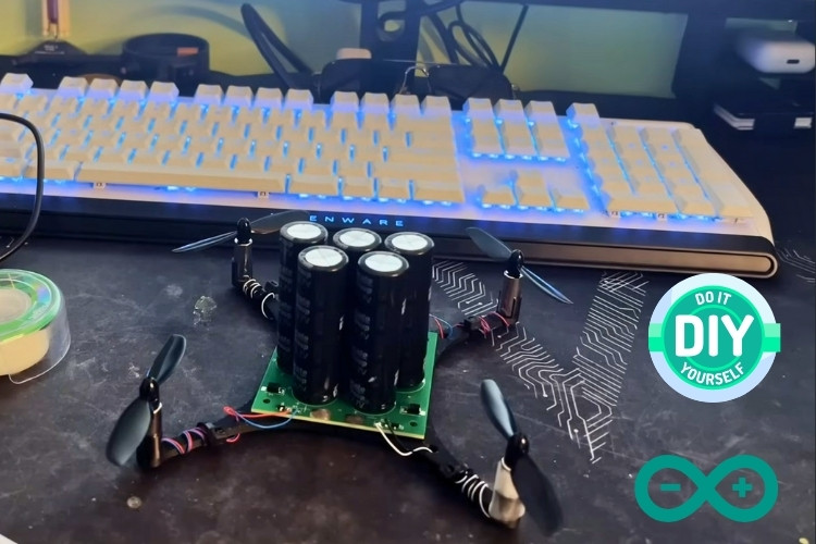 Exploring Supercapacitor-Powered Drones with a Custom Controller