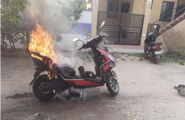e-scooter- Fire