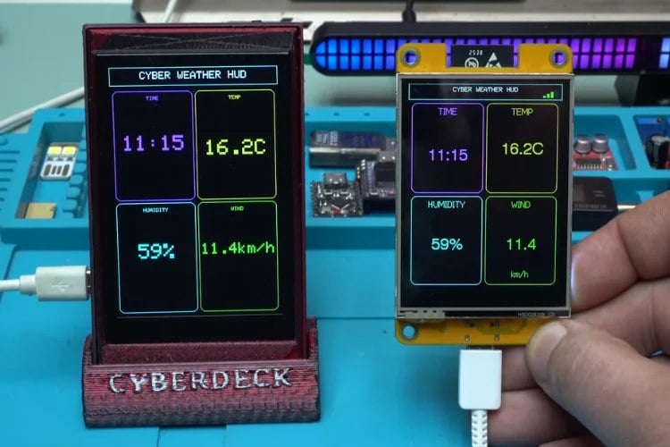 Custom 5-in-1 Cyber Deck With ESP32
