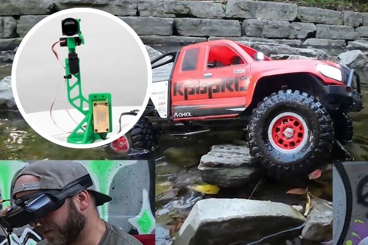 FPV Jeep with Servo-Based Camera System Powered by SpeedyBee F405 Mini