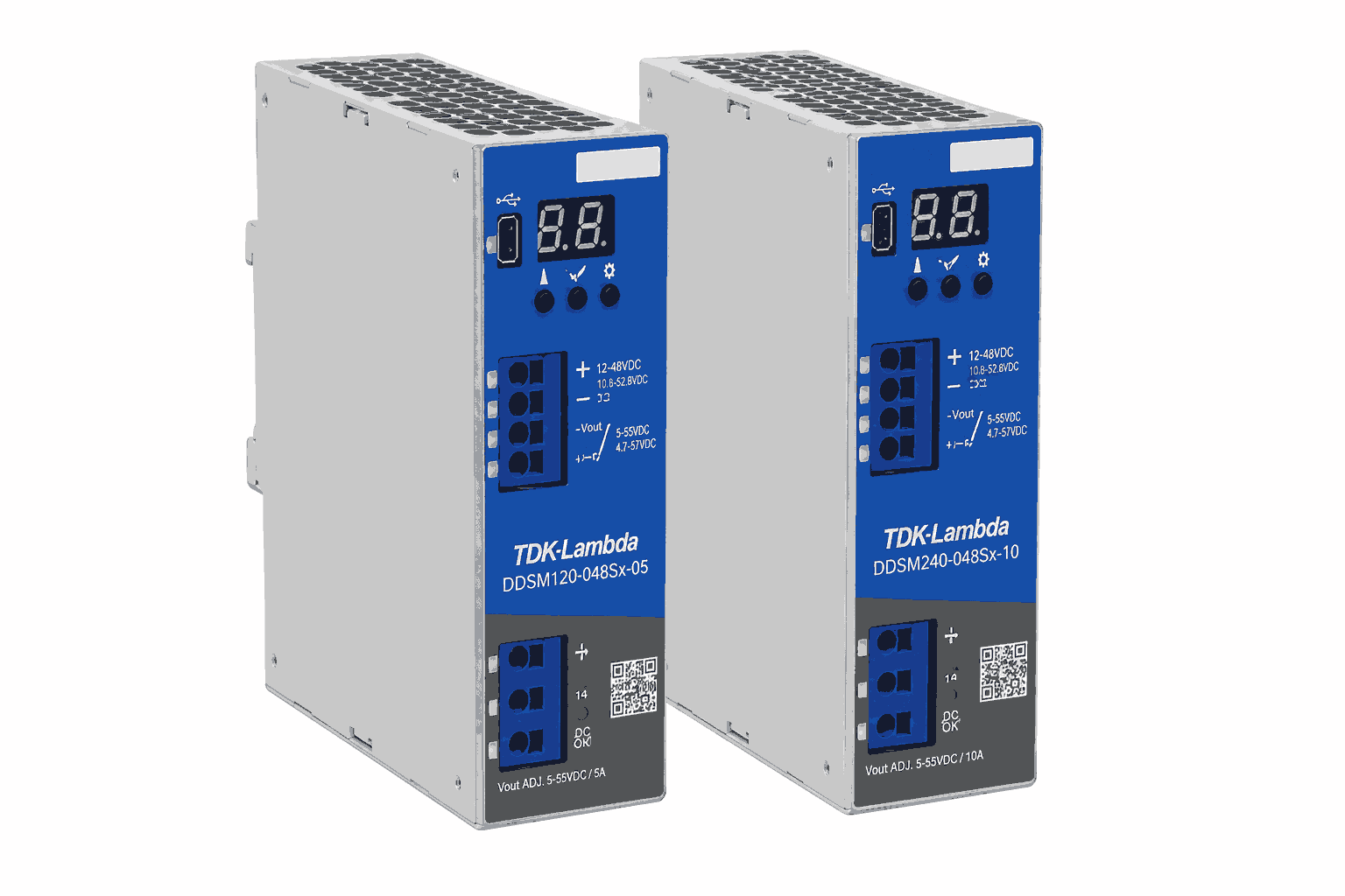 TDK introduces programmable DIN-rail mount isolated DC-DC converters with 120 W and 240 W outputs and wide conversion ratios
