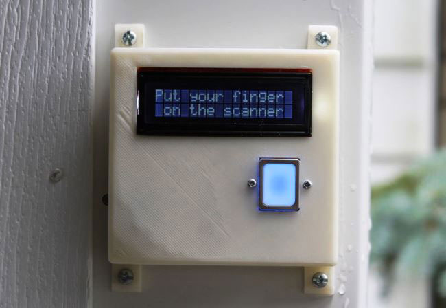 Diy Garage Door Opener With Fingerprint Scanner