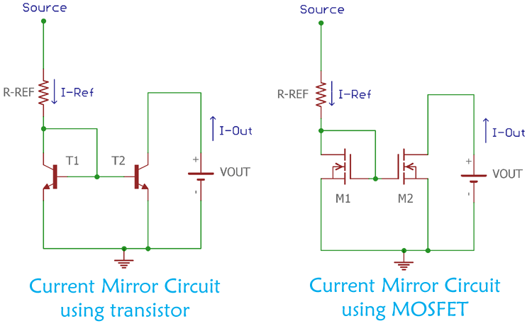 Common gate amplifier with current mirror tutorial