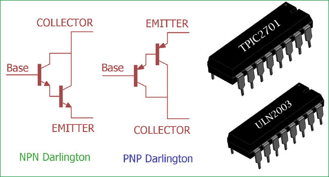 darlington transistor hfe 600